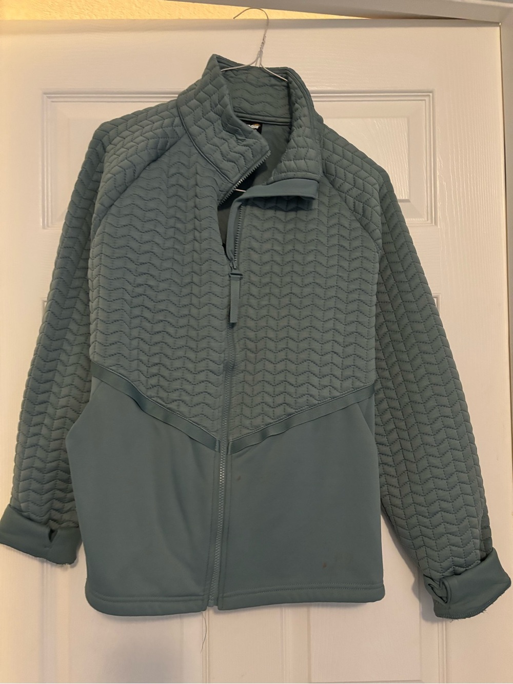 Women’s  Quilted Full-Zip Jacket - Sage Green